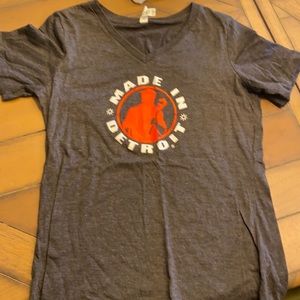 Made in Detroit women’s v neck